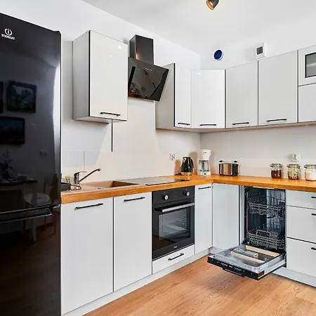 Vintage In New Estate With Parking - Krzyki By Renters Apartment